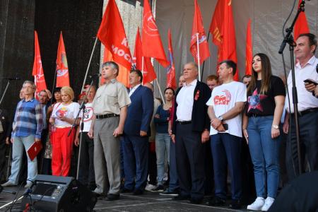 Г.А. Зюганов: Мы проводим акцию протеста против людоедской реформы, которую почему-то назвали пенсионной