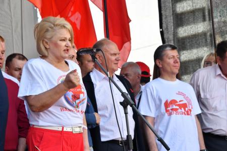 Г.А. Зюганов: Мы проводим акцию протеста против людоедской реформы, которую почему-то назвали пенсионной