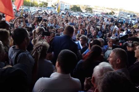 Жители Приморья протестуют против грязных выборов