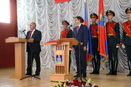 Коммунист А.Е. Клычков вступил в должность губернатора Орловской области