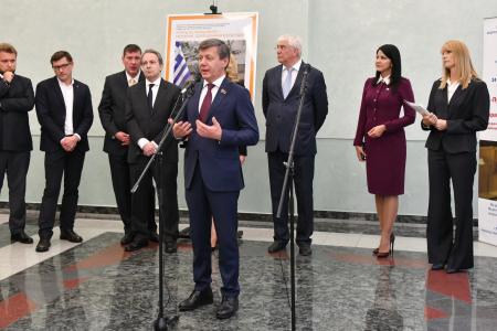 Д.Г. Новиков принял участие в открытии выставки «Путь из прошлого - история, обращенная в будущее», приуроченной к 190-летию установления дипломатических отношений между Россией и Грецией