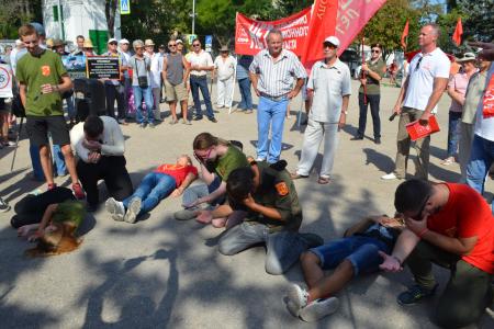 Севастопольские коммунисты выступили против пенсионной реформы и потребовали проведения общероссийского референдума