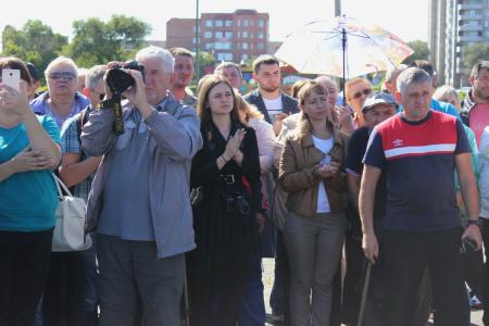«В реальности на этих выборах только КПРФ противостоит «Единой России». Ю.В.Афонин и П.Н.Грудинин встретились с избирателями Черногорска