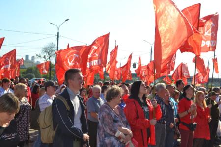 Митинг в Нижнем Новгороде. «Пенсионный рубеж обороны – последний перед гибелью народа!»