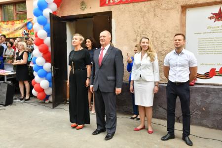 Г.А. Зюганов поздравил учеников Таганского кадетского корпуса с началом нового учебного года и провел открытый урок