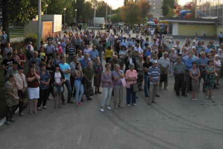 Саратовская область. Коммунисты города Энгельса провели митинг против пенсионной «реформы»