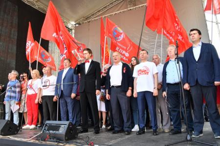 Г.А. Зюганов: Мы проводим акцию протеста против людоедской реформы, которую почему-то назвали пенсионной