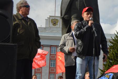 На центральной площади Барнаула состоялся массовый митинг против повышения пенсионного возраста