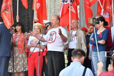 Г.А. Зюганов: Мы проводим акцию протеста против людоедской реформы, которую почему-то назвали пенсионной