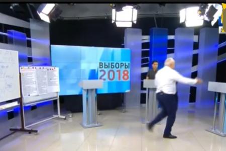 Сенсация в Хакасии: Глава региона Зимин сбежал с предпоследних дебатов и не явился на последние 