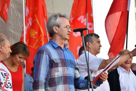 Г.А. Зюганов: Мы проводим акцию протеста против людоедской реформы, которую почему-то назвали пенсионной