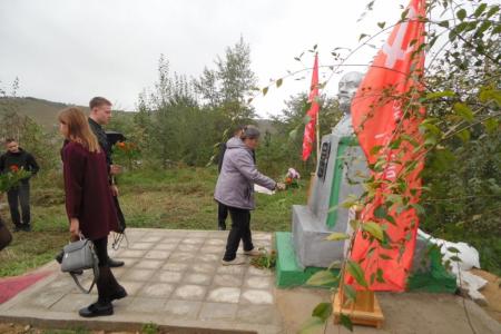 В Забайкалье открыли памятник Владимиру Ильичу Ленину