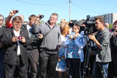 «В реальности на этих выборах только КПРФ противостоит «Единой России». Ю.В.Афонин и П.Н.Грудинин встретились с избирателями Черногорска