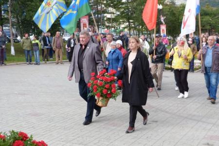 Магаданские коммунисты приняли участие в митинге памяти
