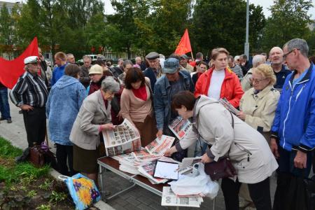 Митинг в Вологде: «НЕТ!» произволу антинародного режима