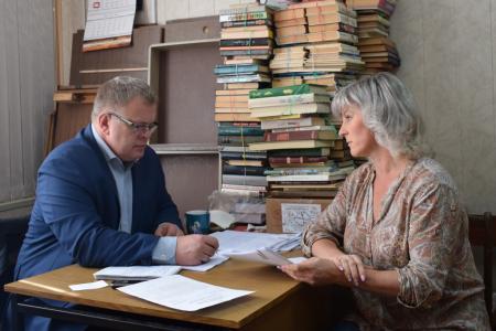Московская область. Депутат-коммунист Александр Наумов провел прием граждан в г. Серпухове