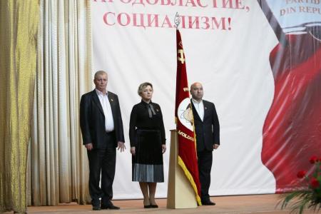 Делегации коммунистических партий, входящих в СКП-КПСС, приняли участие в Политисполкоме ЦС СКП-КПСС и торжественном Пленуме ЦК ПКРМ
