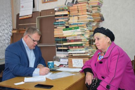 Московская область. Депутат-коммунист Александр Наумов провел прием граждан в г. Серпухове