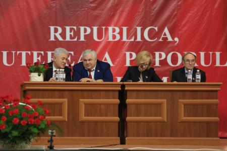Делегации коммунистических партий, входящих в СКП-КПСС, приняли участие в Политисполкоме ЦС СКП-КПСС и торжественном Пленуме ЦК ПКРМ