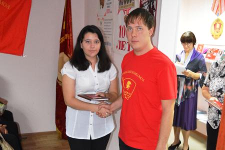Саратовская область, г.Энгельс. «Не расстанусь с комсомолом, буду вечно молодым!»