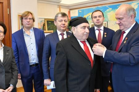 Состоялась встреча Г.А. Зюганова с бывшим Генеральным секретарем комсомола Кипра и Генеральным секретарем ЦК АКЕЛ, экс-президентом Республики Кипр Димитрисом Христофиасом