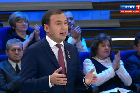 Юрий Афонин в эфире «России-1»: «Современный Ленинский комсомол и спустя сто лет продолжает славные традиции предшественников!»