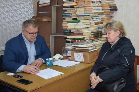 Московская область. Депутат-коммунист Александр Наумов провел прием граждан в г. Серпухове