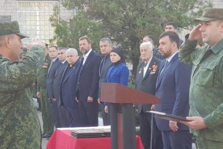 Казбек Тайсаев принял участие в траурных мероприятиях в Донецкой Народной Республике