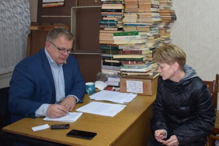 Московская область. Депутат-коммунист Александр Наумов провел прием граждан в г. Серпухове