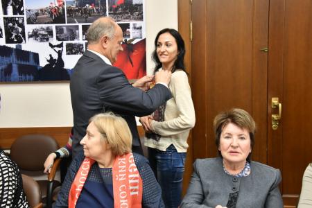 Г.А. Зюганов поздравил представительниц женского движения "Надежда России" с юбилеем Комсомола