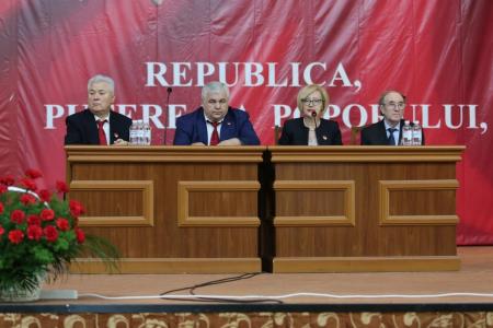 Делегации коммунистических партий, входящих в СКП-КПСС, приняли участие в Политисполкоме ЦС СКП-КПСС и торжественном Пленуме ЦК ПКРМ