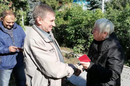 Тульская область. Коммунисты города Ефремова верны традициям Героев Гражданской войны