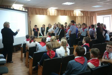 Пионерский сбор, посвященный столетию Ленинского комсомола, прошёл во Владимирской области