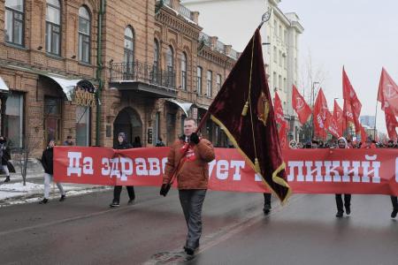 Красноярский край. Свет Великого Октября не меркнет!