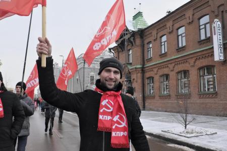 Красноярский край. Свет Великого Октября не меркнет!