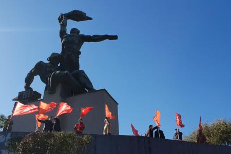 Ростовские коммунисты провели митинг, посвященный 116-й годовщине Ростовской политической стачки