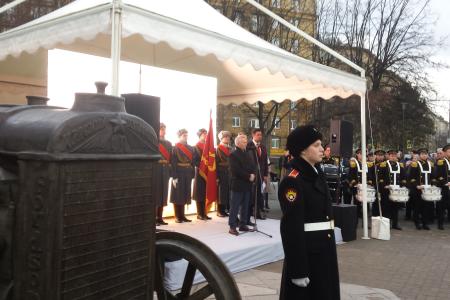 Сергей Пантелеев принял участие в торжественном открытие сквера Петра Семененко в Кировском районе Санкт-Петербурга