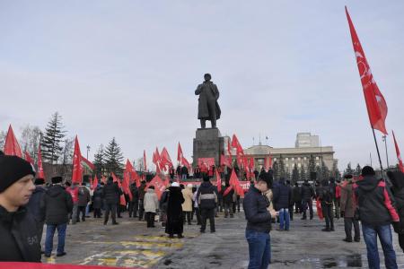 Красноярский край. Свет Великого Октября не меркнет!