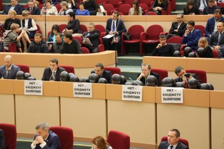 Саратовская область. Черные шары —  бюджету вымирания