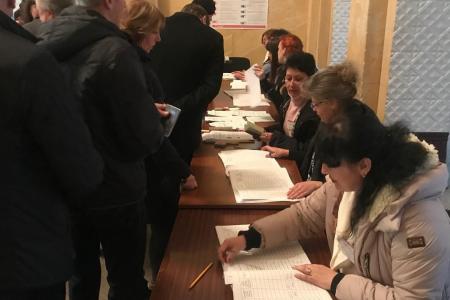 Казбек Тайсаев, Александр Ющенко, Сергей Шаргунов и Михаил Щапов составе делегации Государственной Думы приняли участие в наблюдении за выборами в ДНР и ЛНР