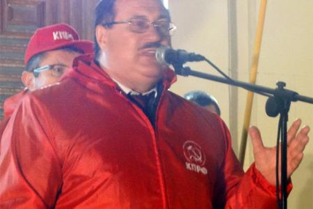 "Мы — наследники Красного Октября!". Демонстрация и митинг в Курске