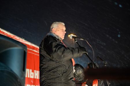 Новосибирск отметил 101-ю годовщину Великого Октября 
