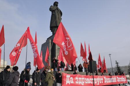 Красноярский край. Свет Великого Октября не меркнет!