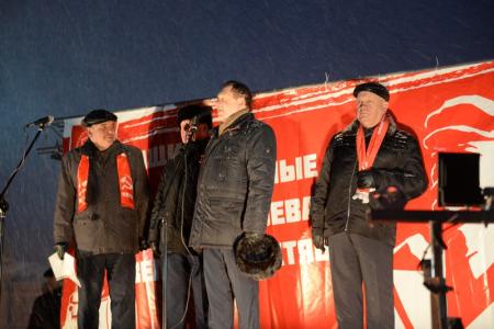 Новосибирск отметил 101-ю годовщину Великого Октября 