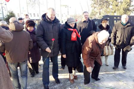 Омские коммунисты празднуют День разгрома колчаковцев