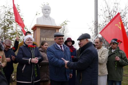В Липецкой области открыт памятник В.И. Ленину