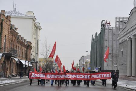 Красноярский край. Свет Великого Октября не меркнет!