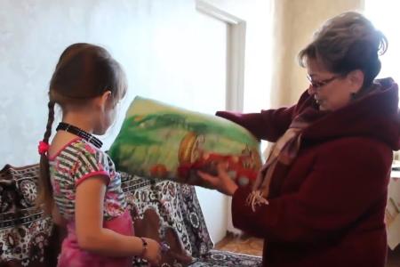 Саратовская область. Ольга Алимова помогла погорельцам