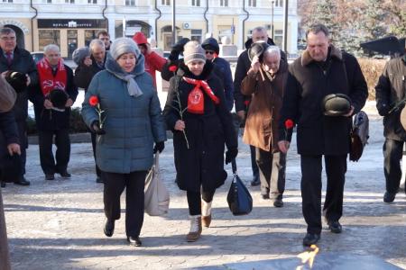 Омские коммунисты празднуют День разгрома колчаковцев