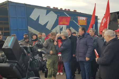 К 75-ому гуманитарному конвою присоединился конвой из Северной Осетии, Кабардино-Балкарии, Карачаево-Черкесии и Ставропольского края